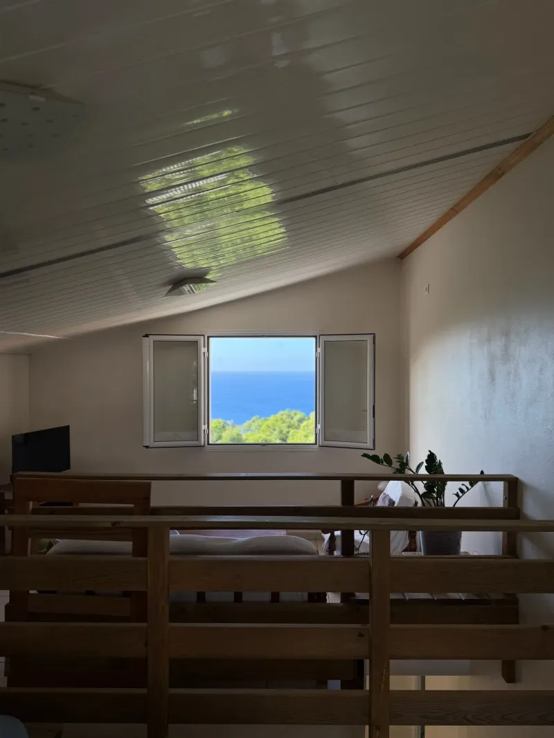 Lounge area at Villa Bigaradier with sea view, Réunion